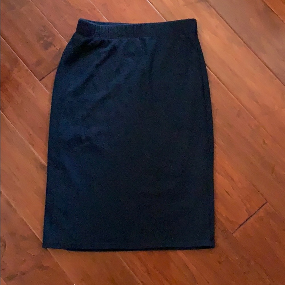 Blue skirt